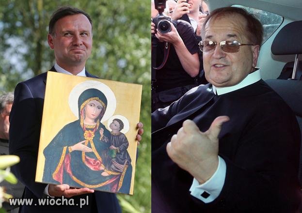 Dostałem obrazek od księdza po kolędzie