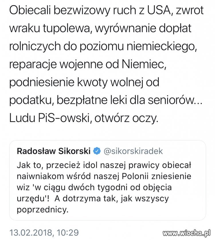 Z cyklu obiecanki cacanki
