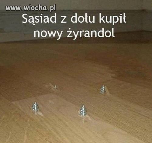 Przynajmniej się nie poślizgnie 