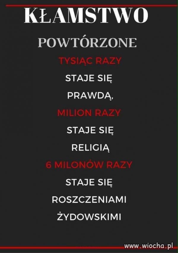 Kłamstwo.