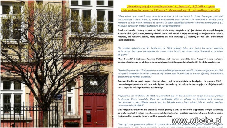"Nie mówmy więcej o narodzie polskim"
