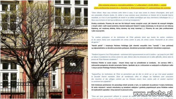 "Nie mówmy więcej o narodzie polskim"