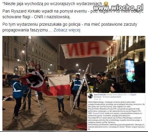 Czyli jak fashystów brak to sobie ich wykreujemy