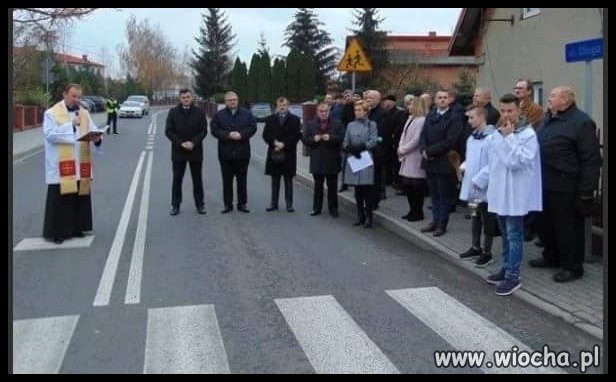 święcenie przejścia dla pieszych?