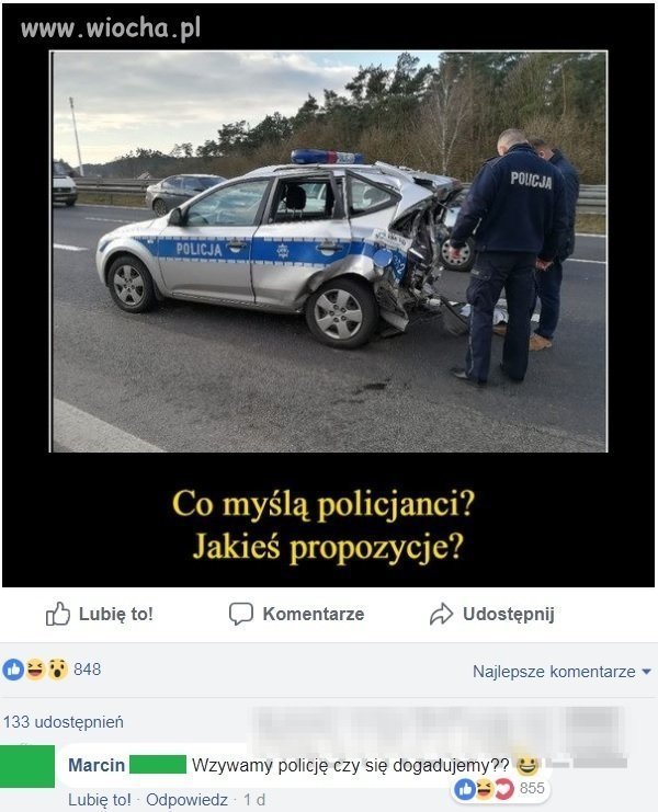 Właśnie czy policjanci mogą się dogadać,