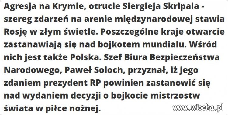 Ręce precz od mundialu