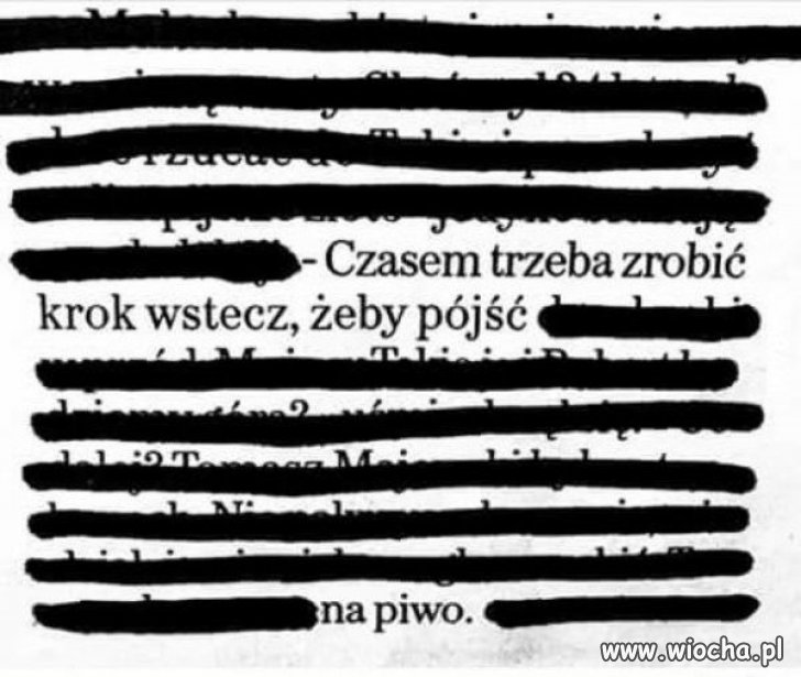 Przesłanie na dziś,bez polityki