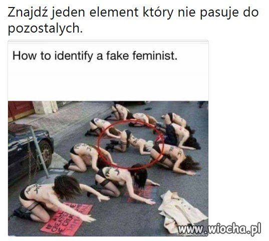 Niepasujący element