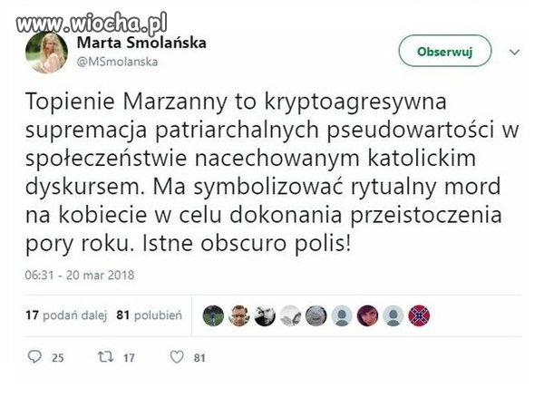 Topiłeś marzannę?