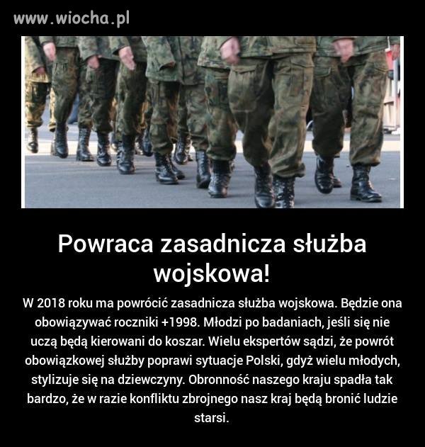 Powraca zasadnicza służba wojskowa