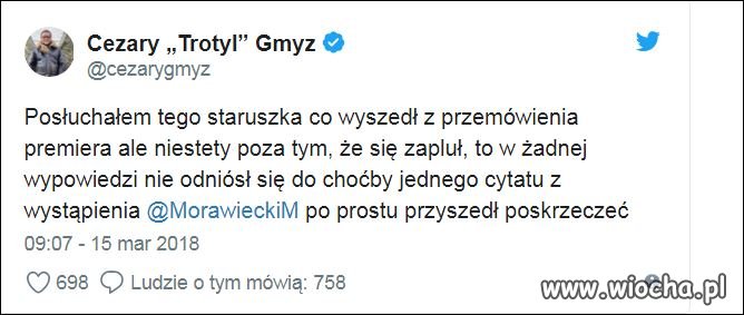 Nadworny komentator TVP-is informuje