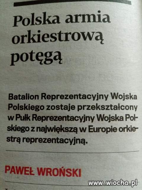 Czekamy na dywizję z baletem reprezentacyjnym