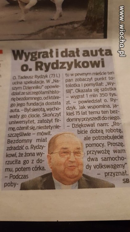 Rydzyk wyjaśnił 