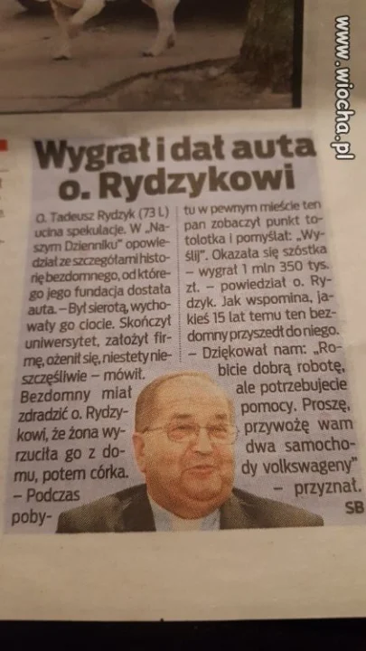 Rydzyk wyjaśnił 