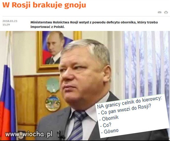 Oni nam gaz, my im g.wno sprzedajemy