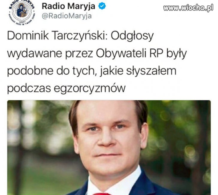 Dominik słyszy głosy. 