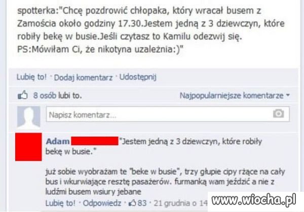 Adam pojechał