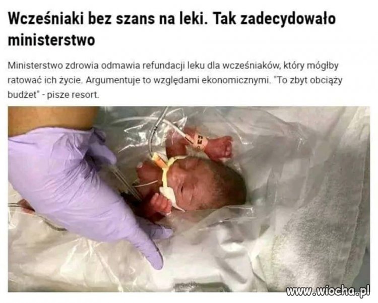 Dla polityków i kleru ważne jest tylko by się urodziło. 