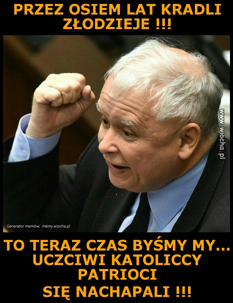 PRZEZ OSIEM LAT KRADLI 
ZŁODZIEJE !!!