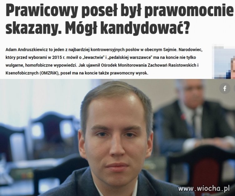 To jak z tą niekaralnością kandydatów na posła