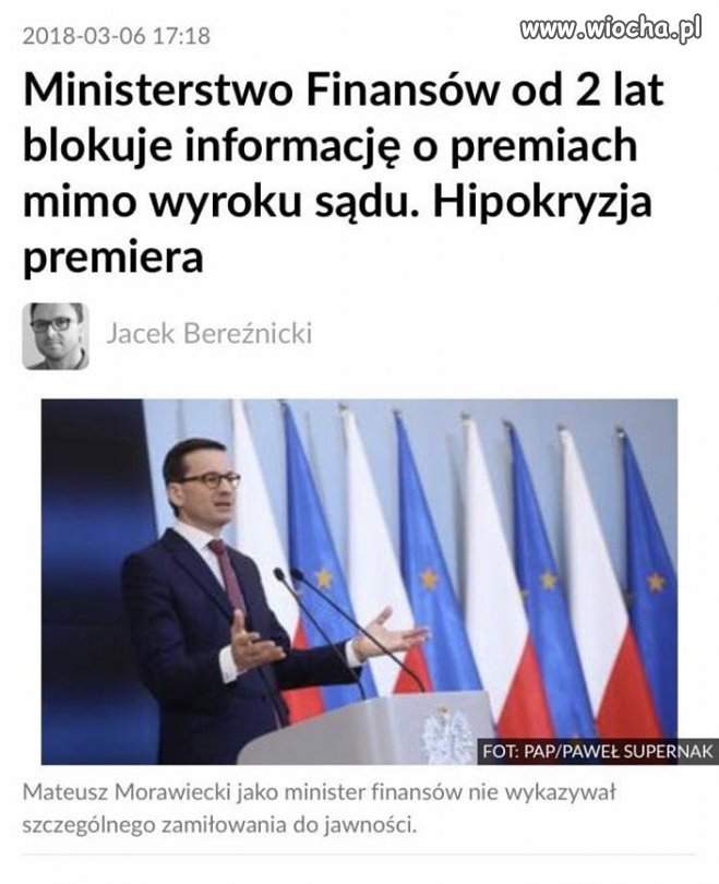 A miało być tak wszystko jasne i transparentne...