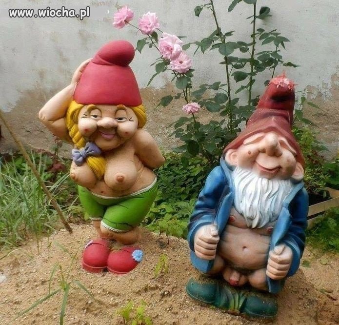 Sezon"figurek"ogrodowych uważam za otwarty