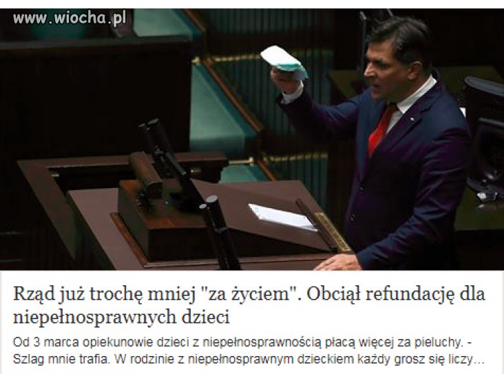 Rząd tnie koszty na niepełnosprawne dzieci