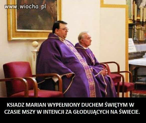 Przed Wami ksiądz Marian