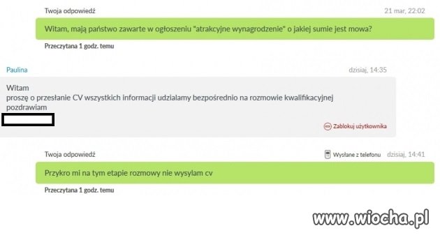 Na tym etapie rozmów