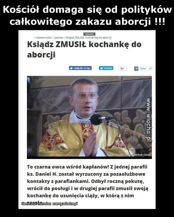 Kościół domaga się od polityków całkowitego zakazu