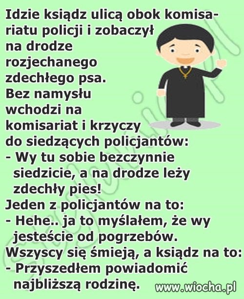 Ksiądz powiadomił