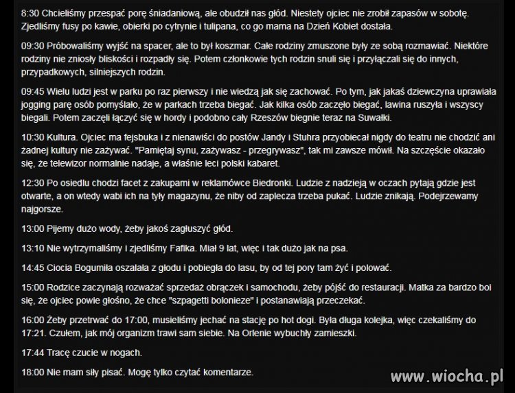 Dramat Ostatnich Godzin Niedzieli Od Handlu Wolnej