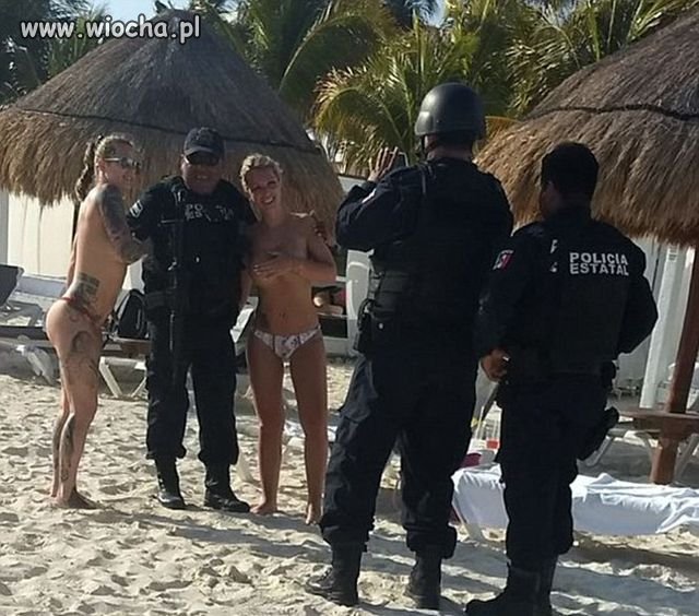 Meksykańska policja w akcji
