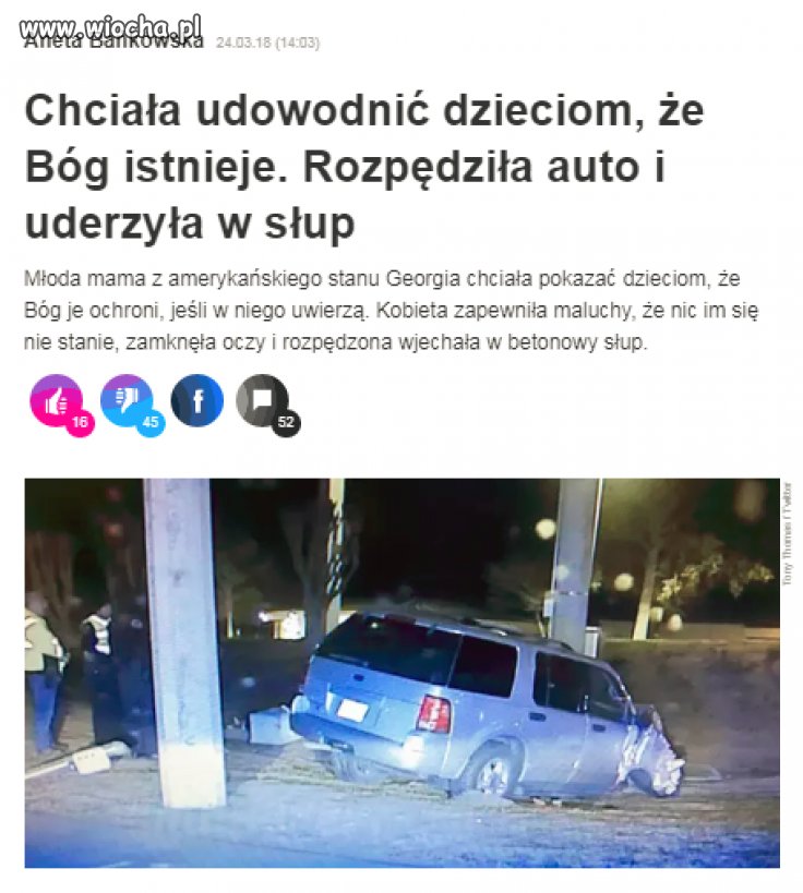 Wiara czyni czuba...