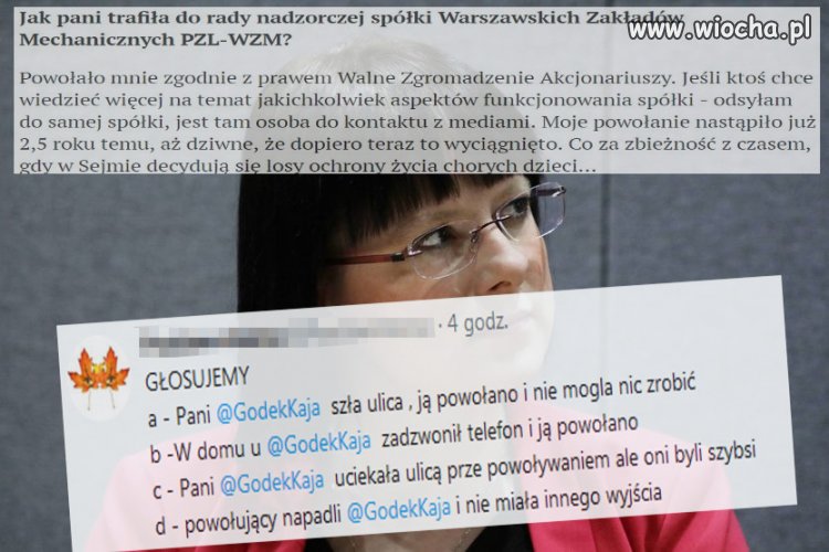 Jak ona się tam dostała? Obstawiam C