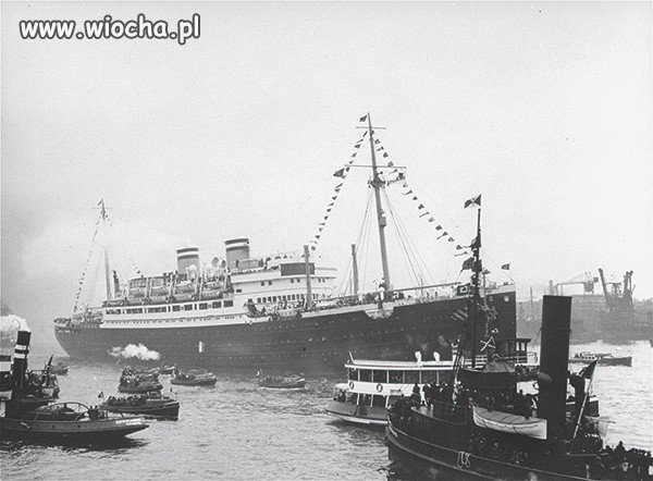  Podróż przeklętych.V 1939. Statek z Żydami nie wpuszczony do USA ani Kanady.