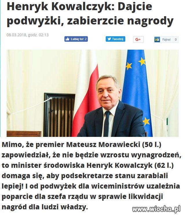 No i będą podwyżki!dla 100 osób  w rządzie