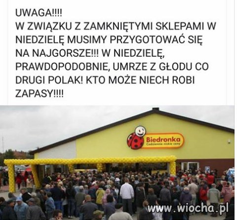 Tak wyglądała większość sklepów