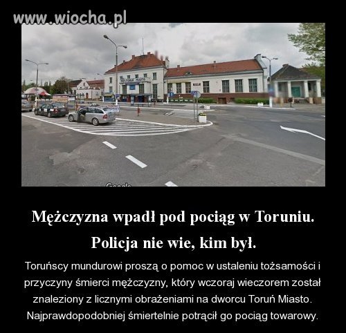 Znając życie był to bezdomny