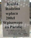 Bóg zapłać z kieszeni wiernych