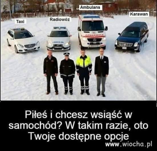 Zastanów się, czym wrócisz do domu