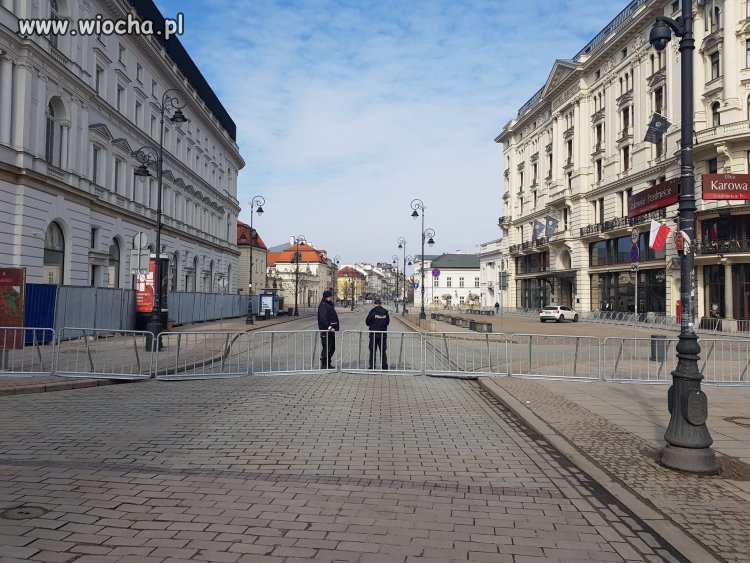 Ulice zamknięte w sobotę sklepy zamknięte 