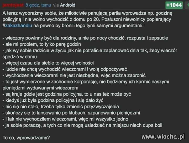Gdyby zwolennicy zakazu handlu w niedzielę