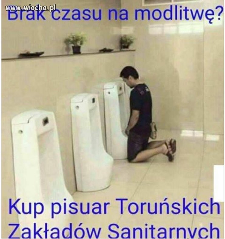 Powinien być krzyżyk nad pisuarem no ale czy