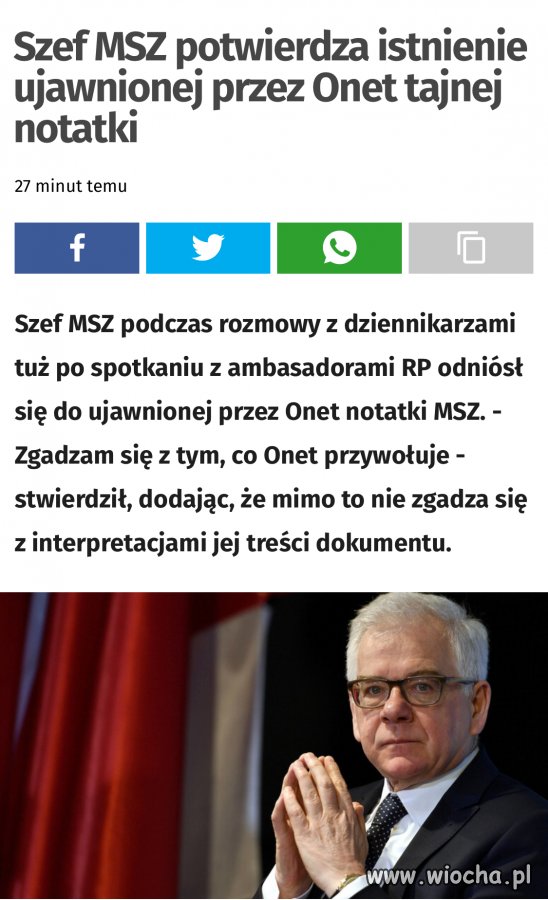 Sami potwierdzili, że to prawda 
