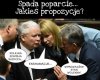 Poparcie w dół