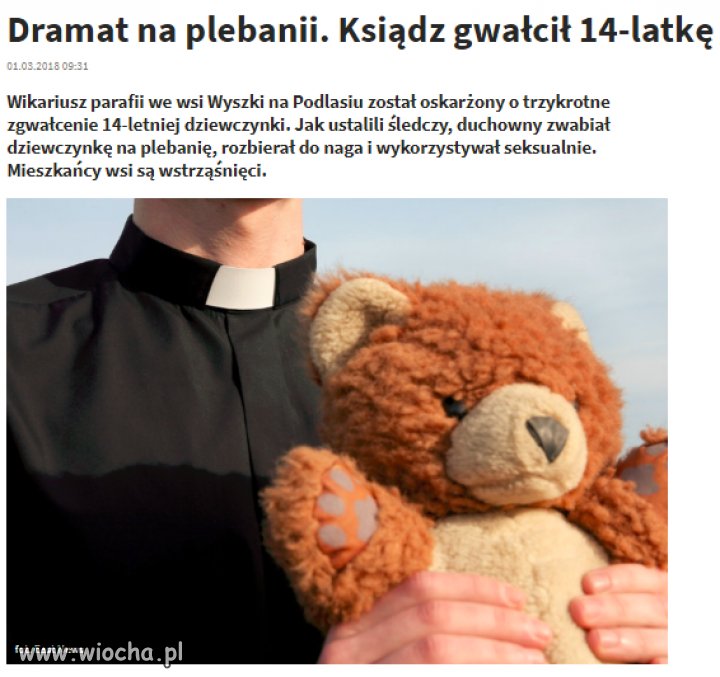 W podstawówce religii uczył. 