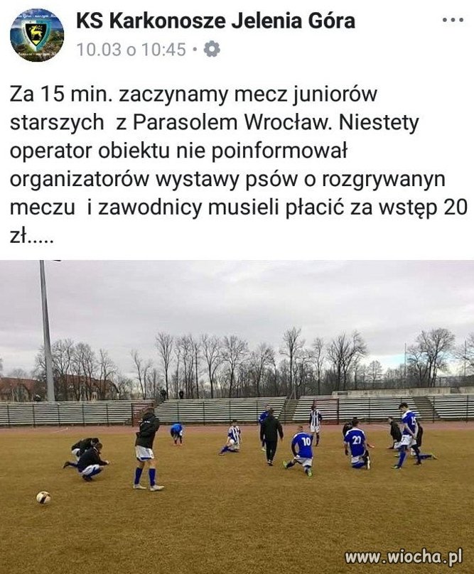 Dobrze, że nie musieli biegać