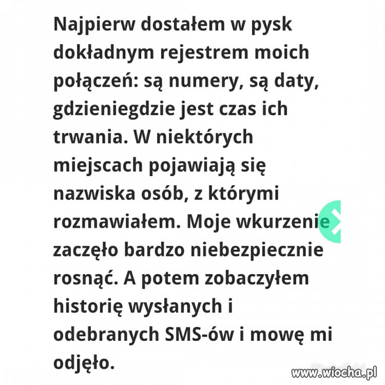 R. Teklak sprawdził co FB wie o nim