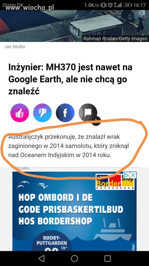 Dobrze że wspomneli kiedy zaginął 